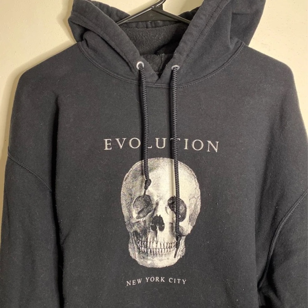 black hoodie